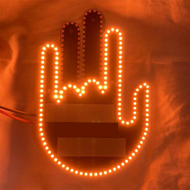 CarsX Funny Gesture Light for Car with Remote