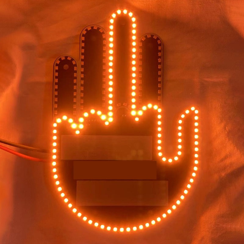 CarsX Funny Gesture Light for Car with Remote