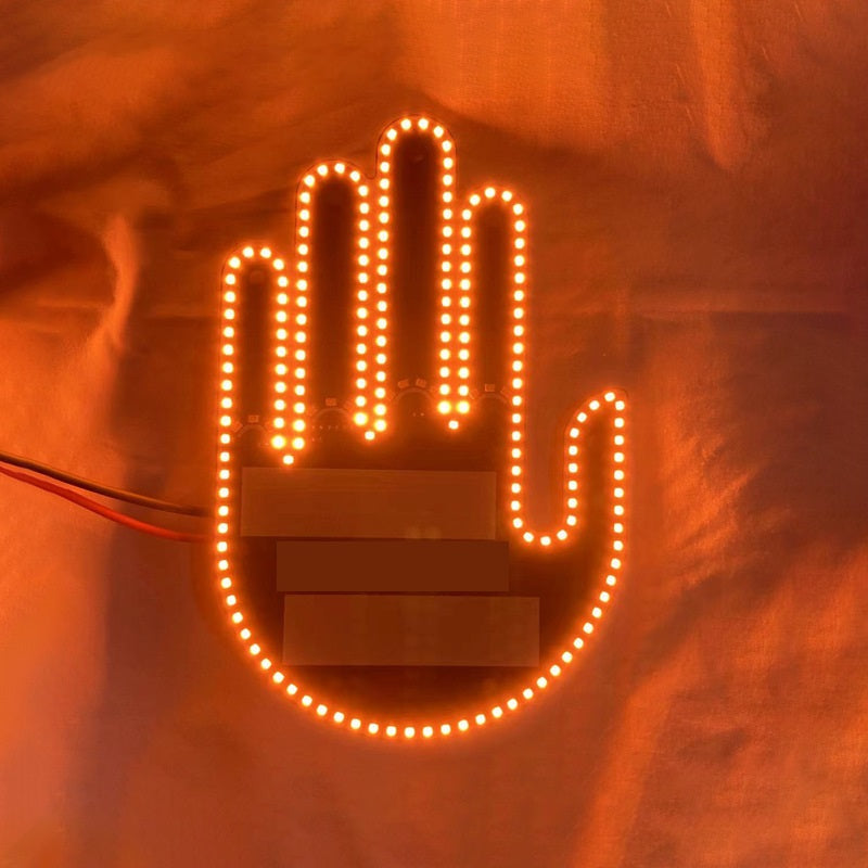 CarsX Funny Gesture Light for Car with Remote