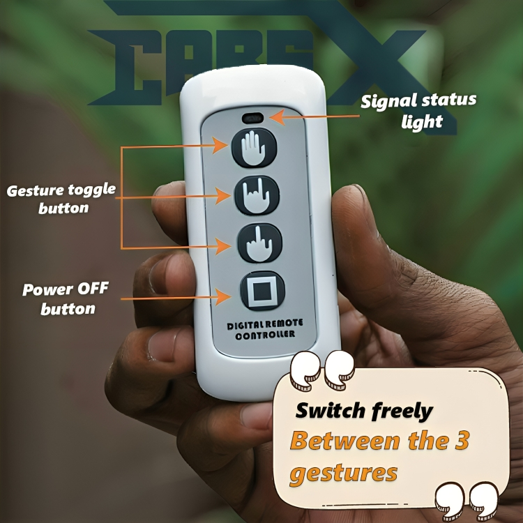 CarsX Funny Gesture Light for Car with Remote