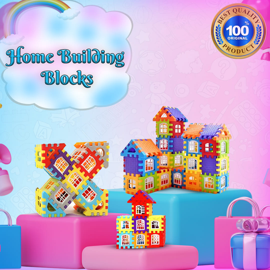 50 PCS Home Building Blocks (Buy 25pcs Get 25pcs FREE)