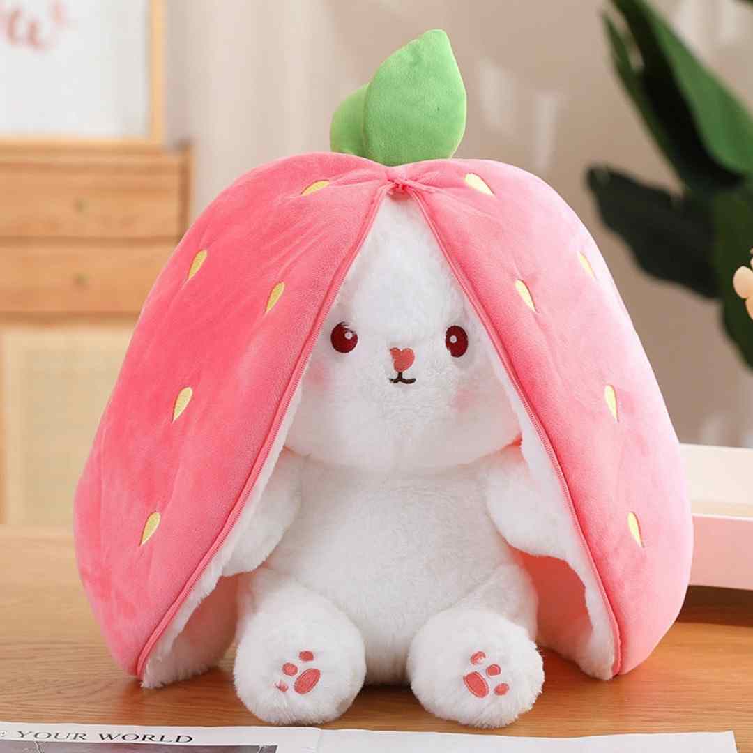 Adorable Bunny Rabbit Plushie Pet: Cuddle Up with Your New Furry Friend!