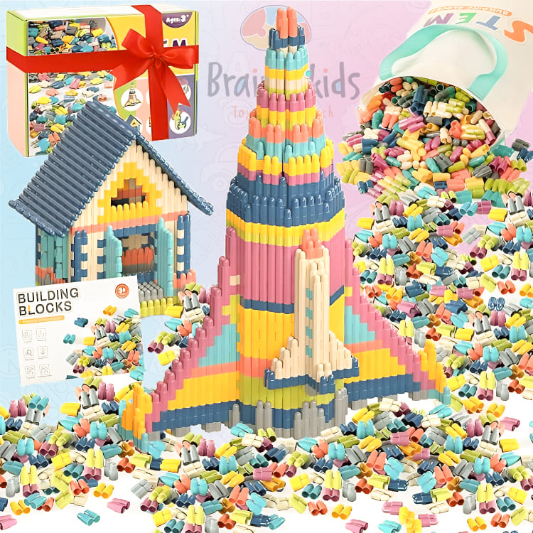 200 PCS Bullet Shape Building Blocks(Buy 100pcs Get 100pcs Free)