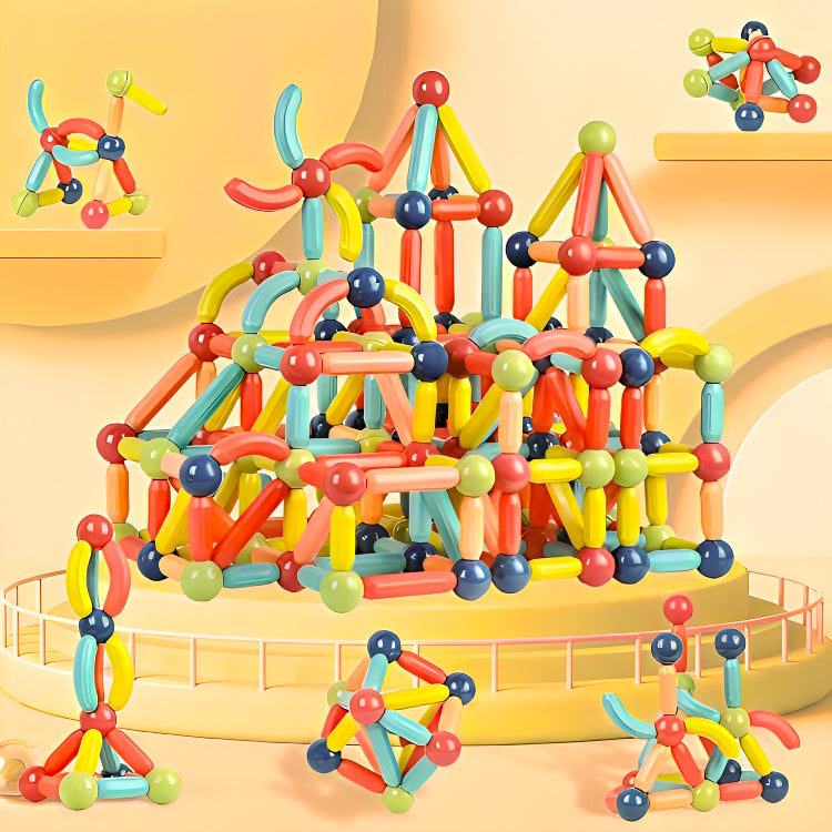 Magnetic Building Blocks + FREE 6000 Pages 7 IN 1 PDF Worksheet For Kids