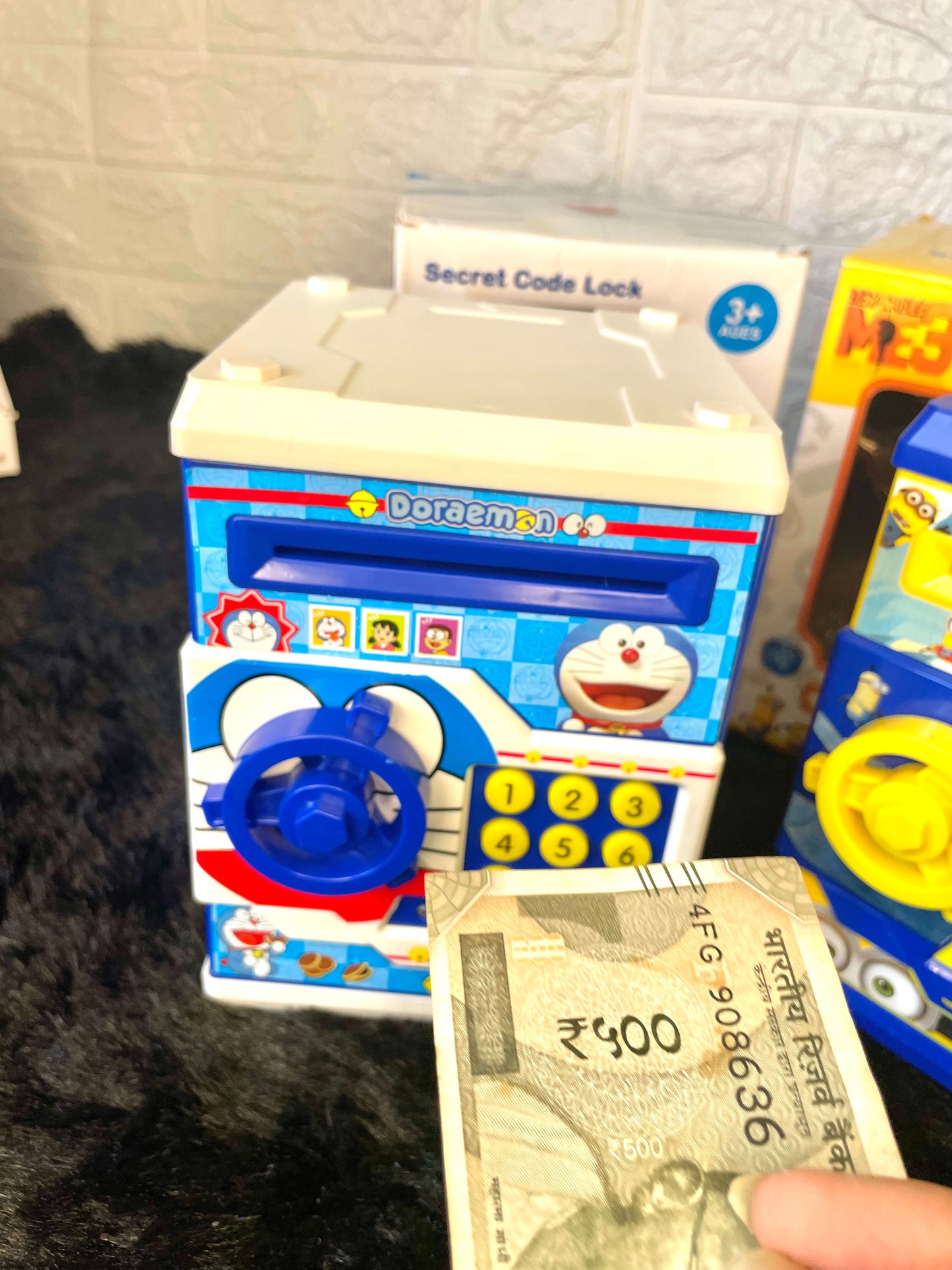 Brainy Kids™️ Piggy Bank ATM Automatic Paper Money Scroll