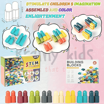 200 PCS Bullet Shape Building Blocks(Buy 100pcs Get 100pcs Free)