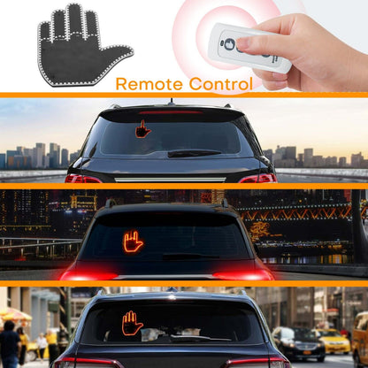 CarsX Funny Gesture Light for Car with Remote