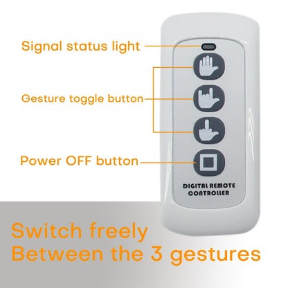 CarsX Funny Gesture Light for Car with Remote