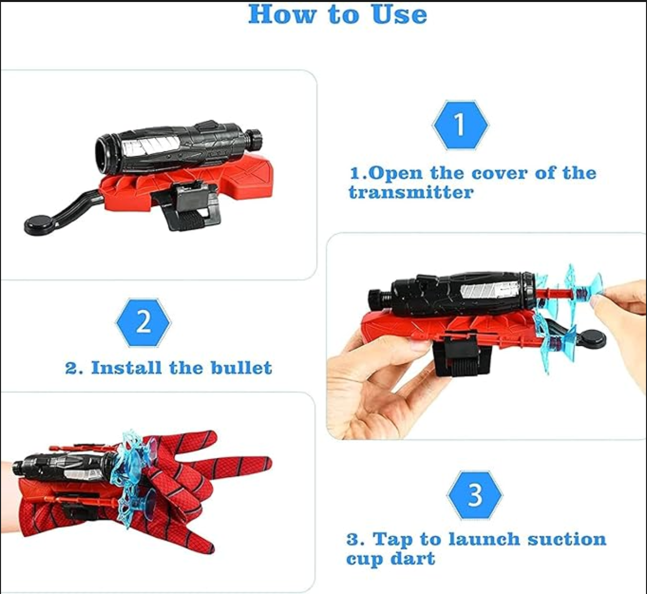 Spider Web Launcher Toy（Become A Superhero）