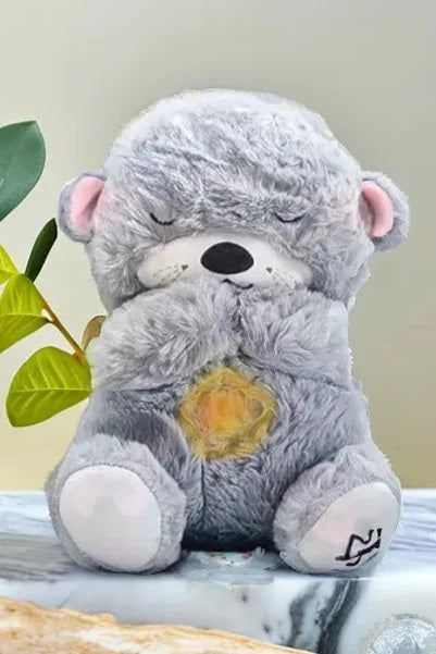 Breathing Teddy Bear With Music & Light