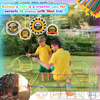 100 Pcs Castle/Tent Building Blocks (Buy 50 Get 50 Free)