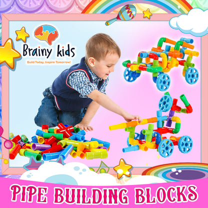 50 PCS PIPE BUILDING BLOCKS  (Buy 25 pcs Get 25 pcs FREE)