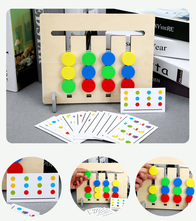 Montessori - Fruit & Color Matching Game