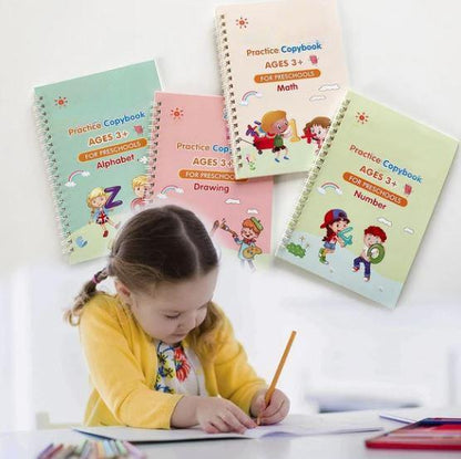 Reusable Writing Practice Book - Set of 4