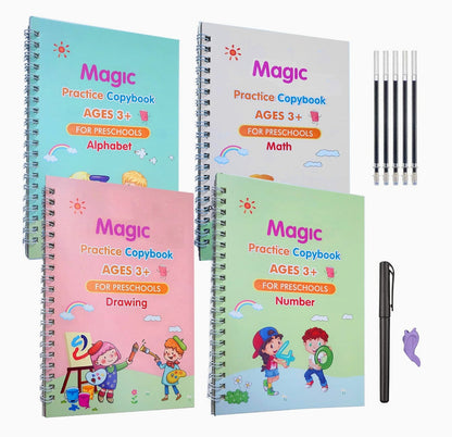 Reusable Writing Practice Book - Set of 4